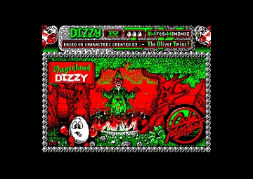 Dizzy IV - Magicland Dizzy (UK) (1990) screen shot title